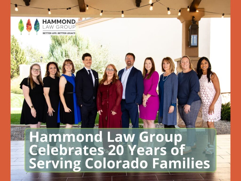 CO, estate planning firm commemorates 20 years of serving Colorado families. Call (719) 520-1474 to register for a free educational estate planning workshop.
